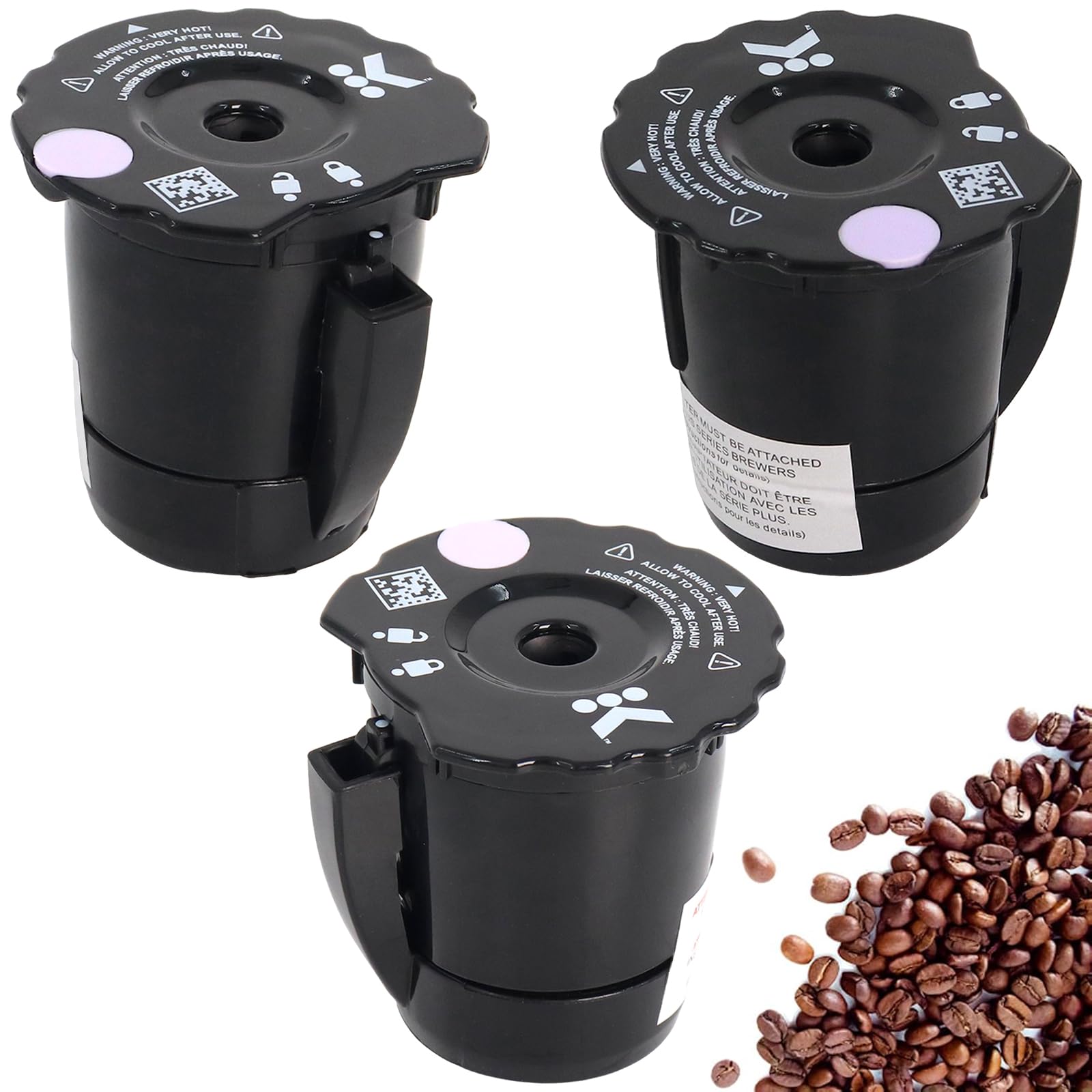 Podoy K250 reusable filter for Keurig My K-Cup 2.0/1.0 enables quick, cleaner refills.