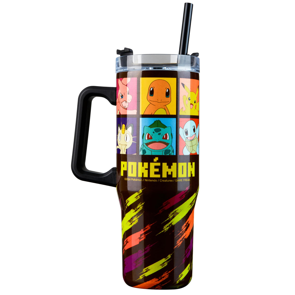 Pokémon Insulated Tumbler with Pikachu graphics keeps hydration stylish on the go.