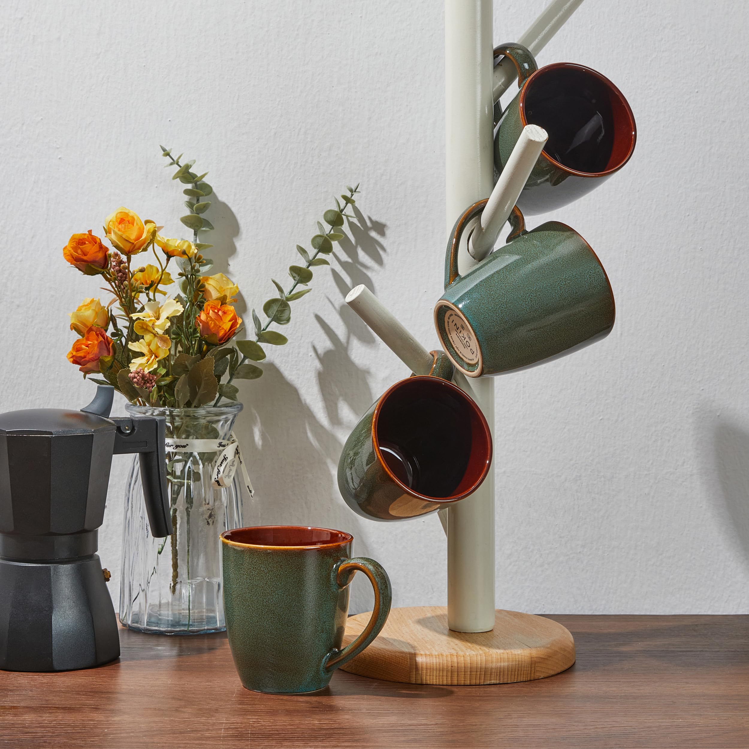 Pokini mugs are dishwasher- and microwave-safe for easy care