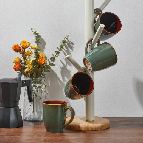 Pokini mugs are dishwasher- and microwave-safe for easy care