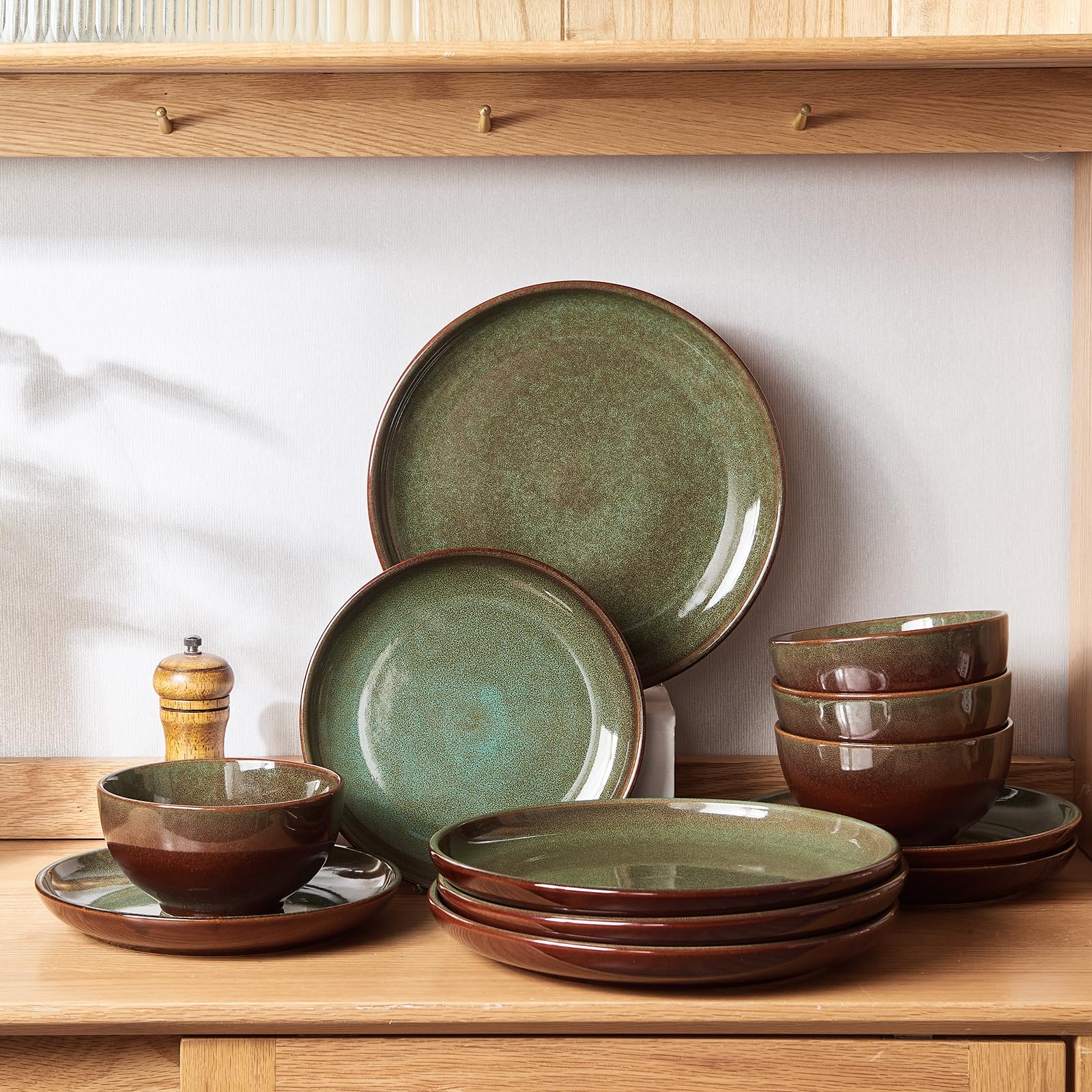 Pokini cereal bowls 5-5 inches, stackable to save cabinet space
