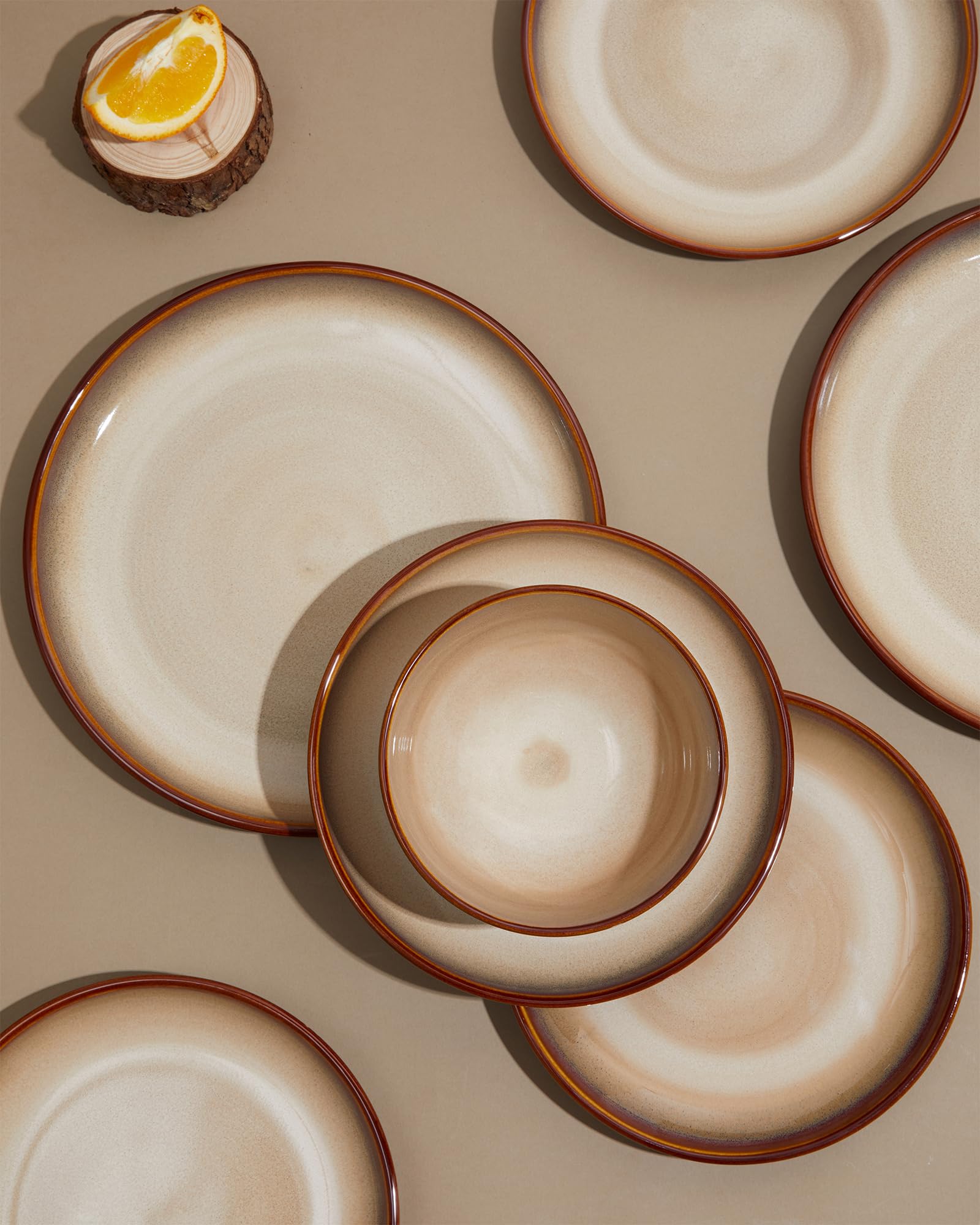 Pokini stoneware cereal bowls with unique glaze and versatile portion sizes.