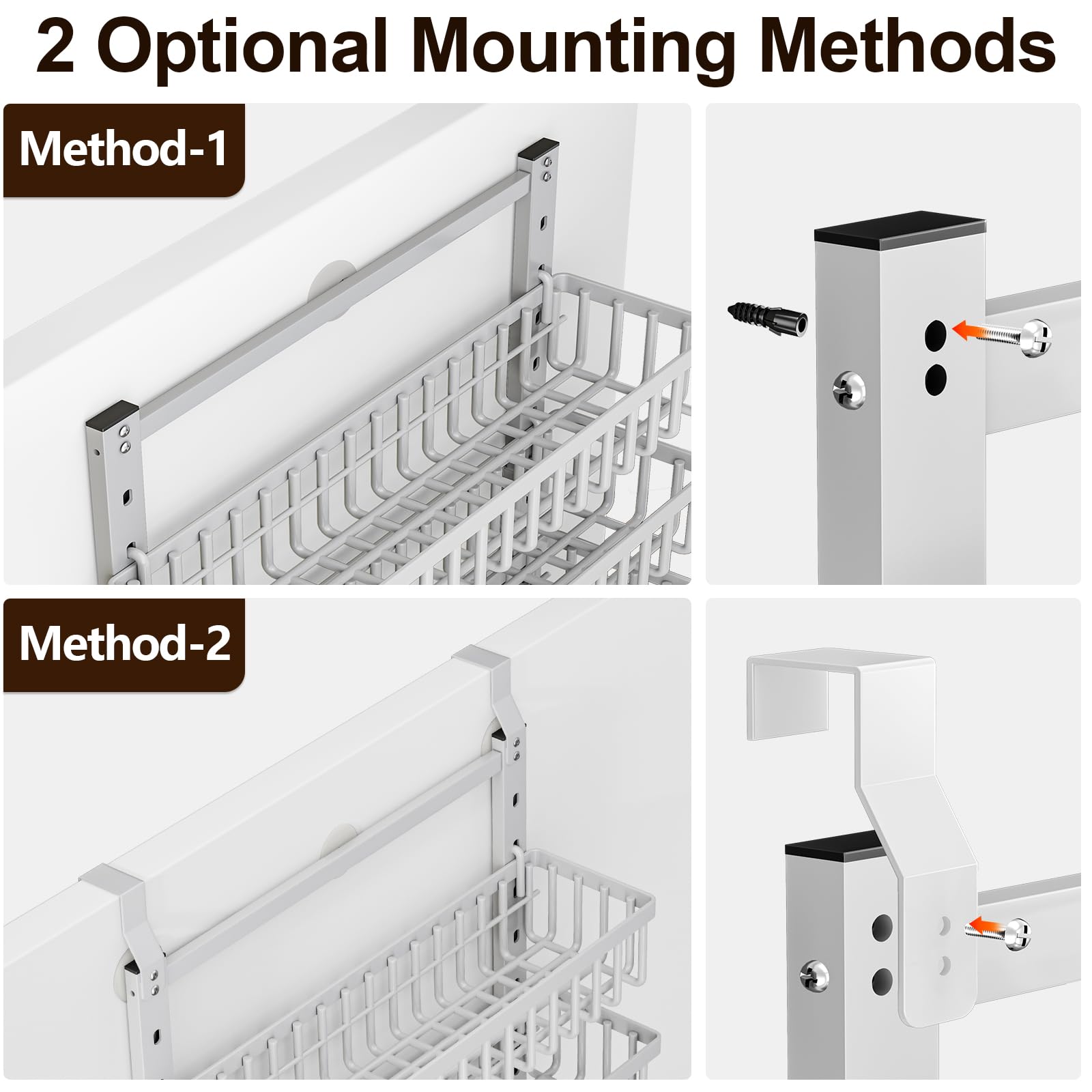 POKIPO adjustable basket height showing flexible storage layout