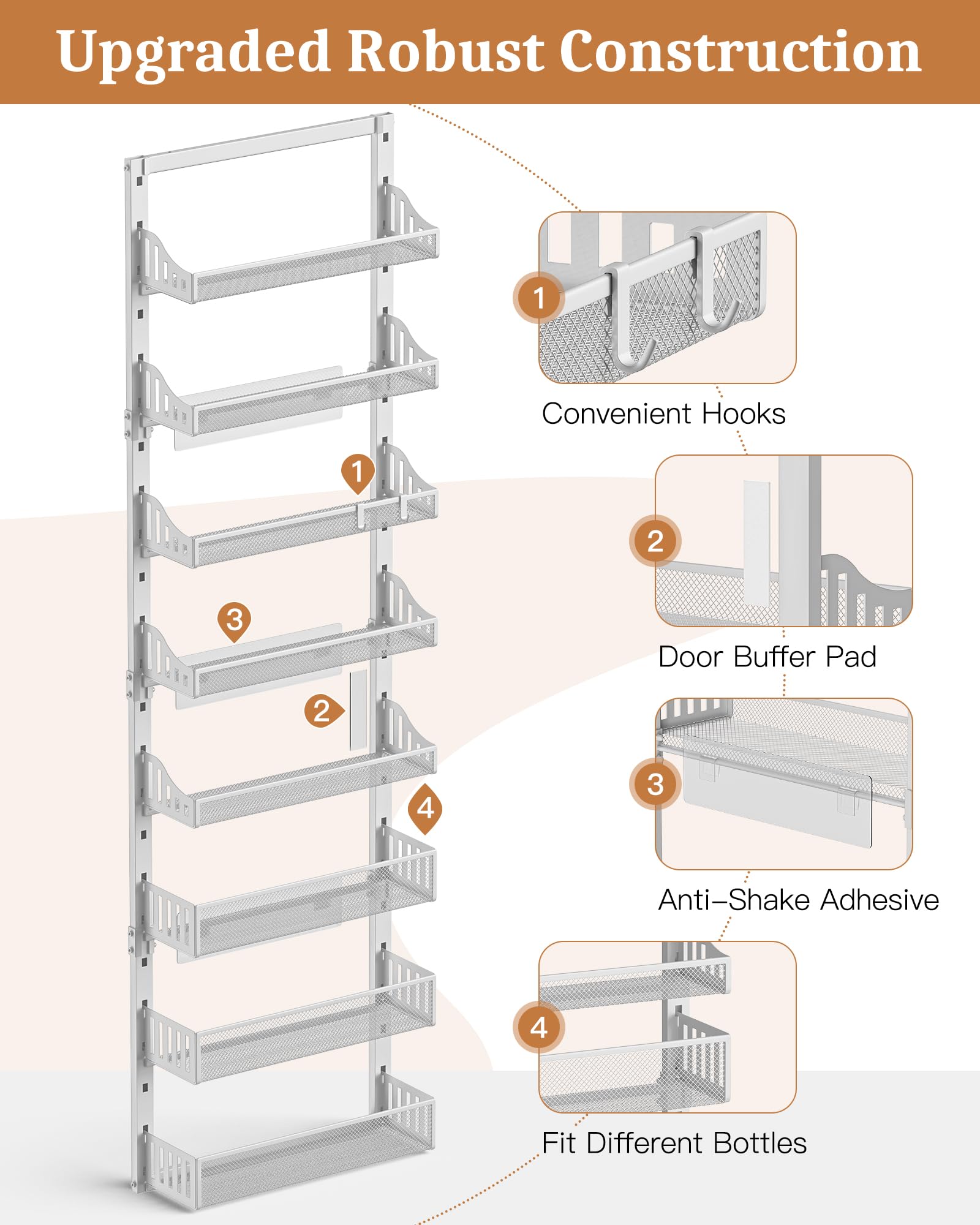 POKIPO kitchen organization enables easy access to frequently used spices.