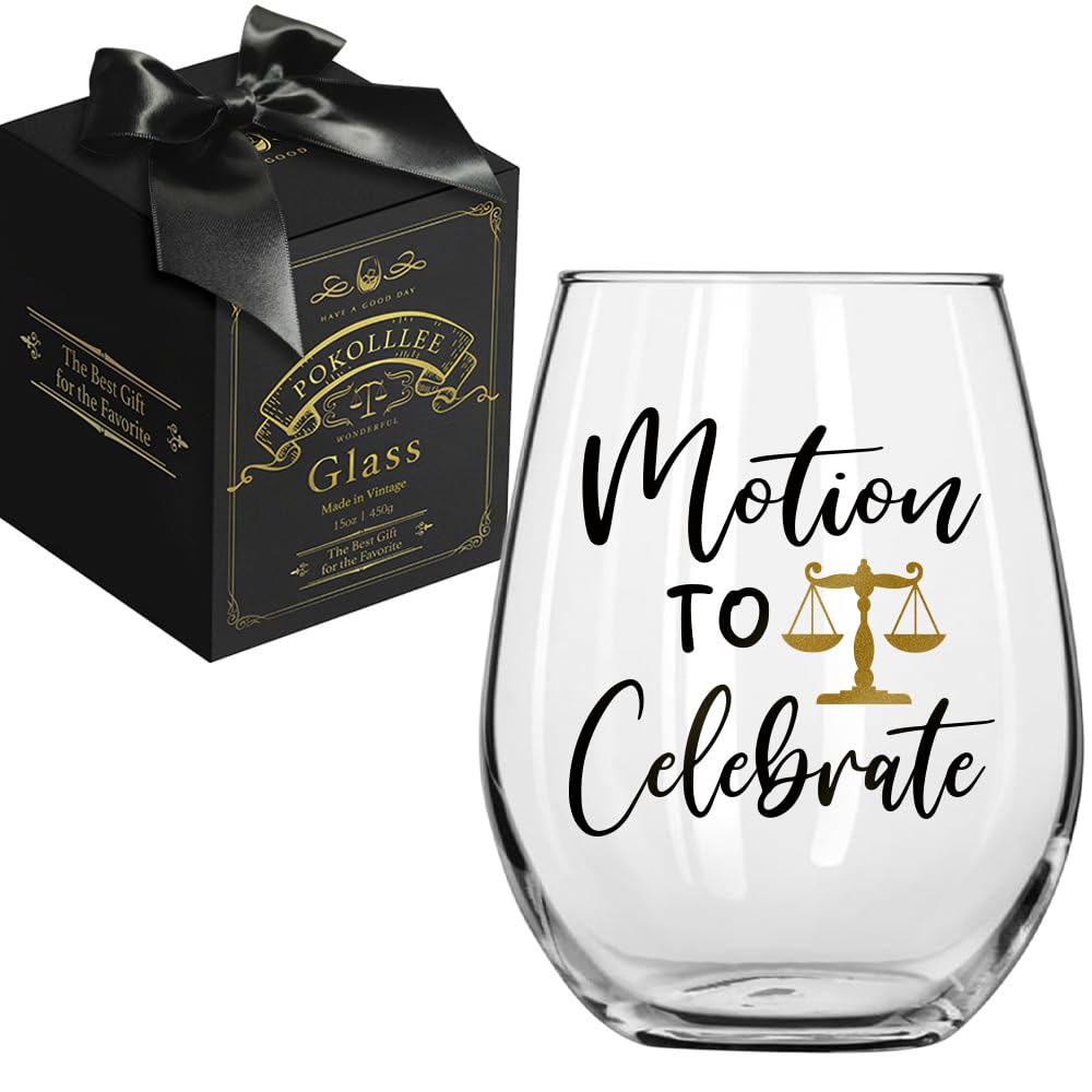 Pokolllee lawyer glass with narrow opening improves stability and prevents overflow