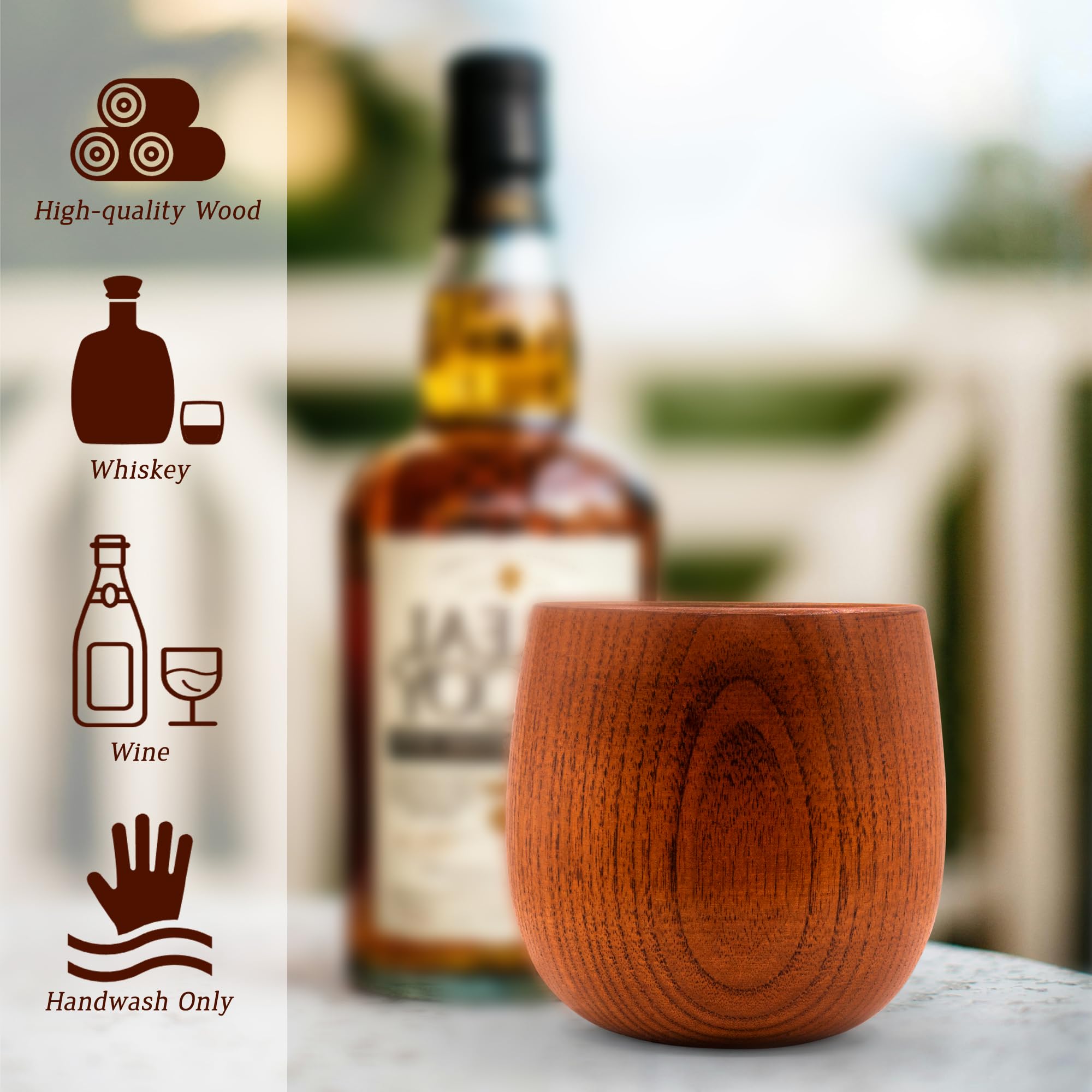 PokShow ergonomic tumbler contours fit comfortably in hand during relaxed sips