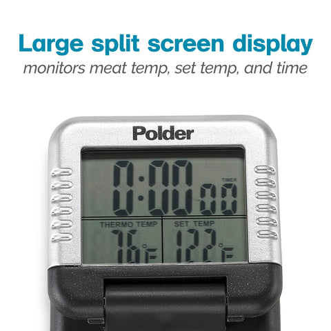 Memory function recalls last set temperature for efficient batch cooking.