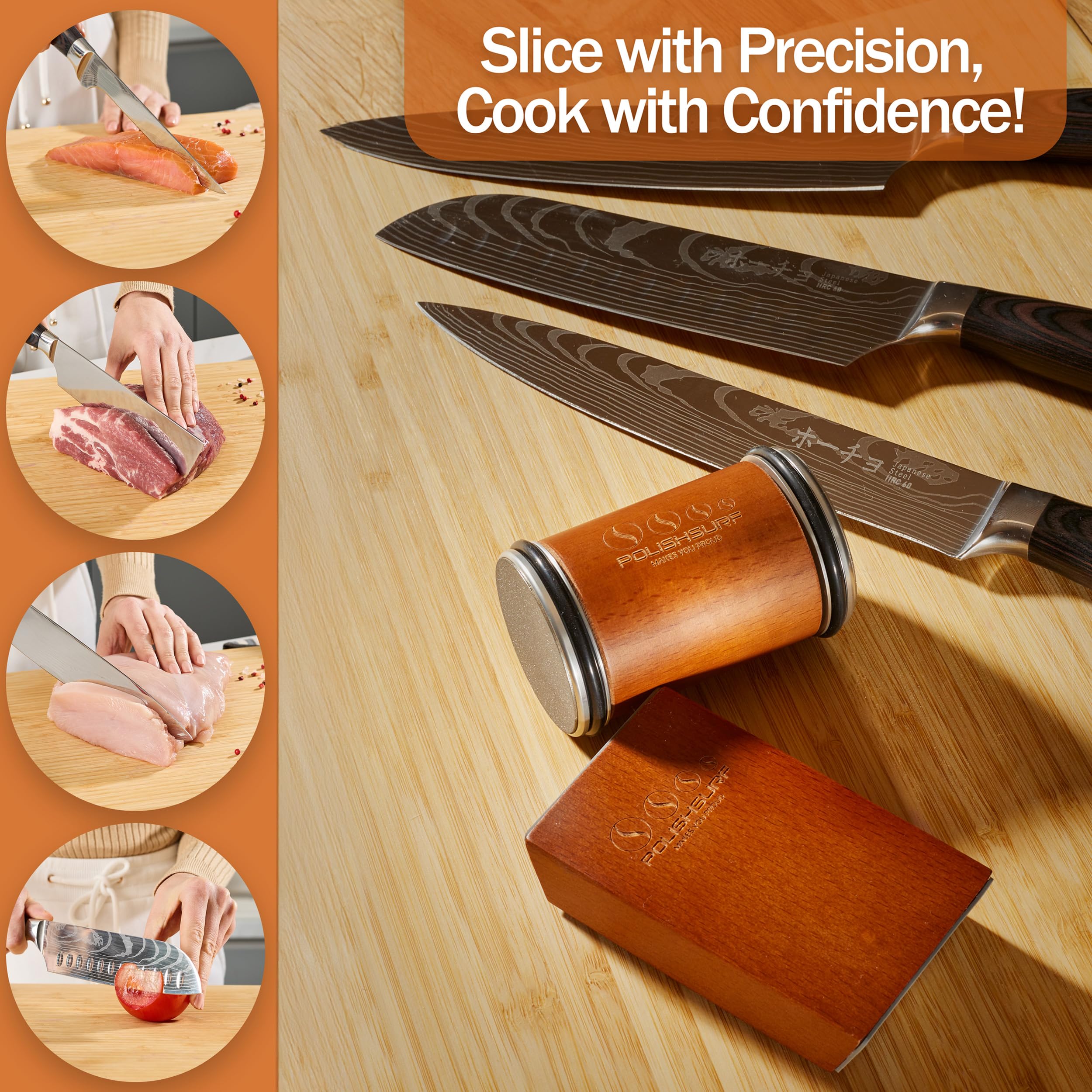 Diamond disc 3000 grit for ultra-fine finish on POLISHSURF sharpener