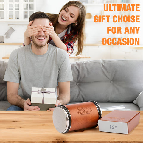 Gift-ready POLISHSURF rolling knife sharpener with reliable support