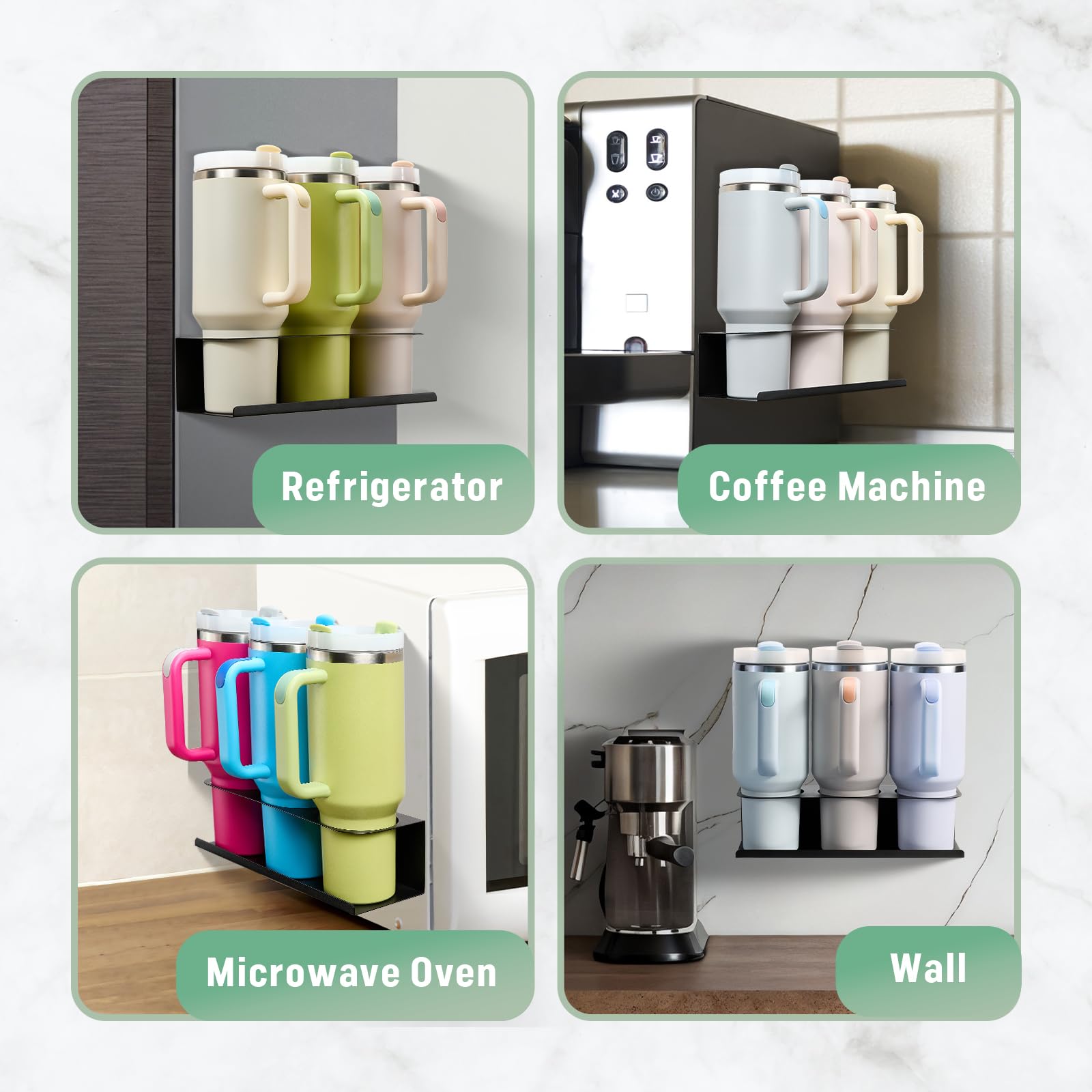POLRAI easy installation with adhesive tape and magnetic mount