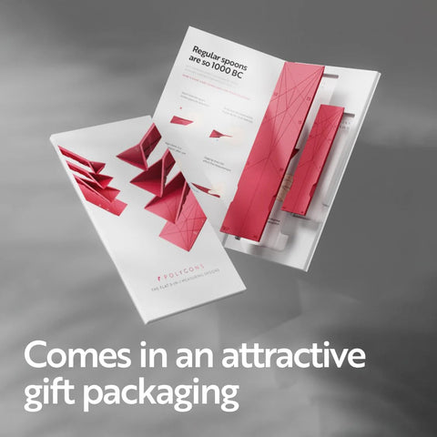 Polygons Original packaging-ready gift packaging for gifting cooks.