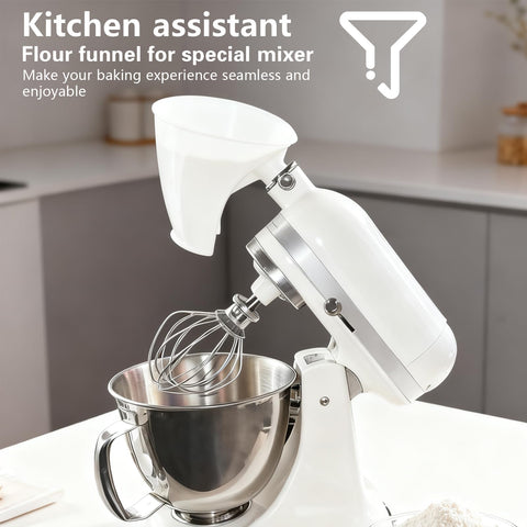 POMFAEE spill-proof design keeps countertops clean during baking prep.