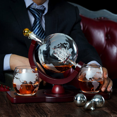 PONPUR decanter dimensions and capacities help plan serving and pours.