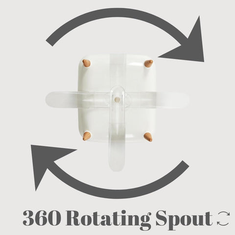 PookSter 360-degree rotatable spout for flexible placement