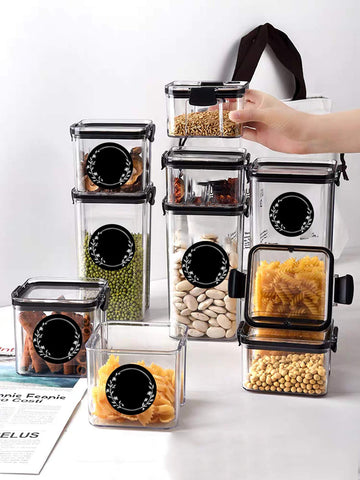 Pop Resin waterproof and tear-resistant labels withstand kitchen use.