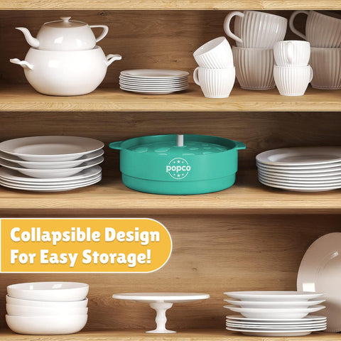POPCO transparent aqua color option adds fun to kitchens.