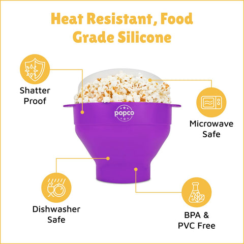 POPCO HotPop 15-cup capacity makes sharing popcorn easy