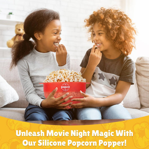 POPCO 15-cup capacity ideal for sharing during family movie nights