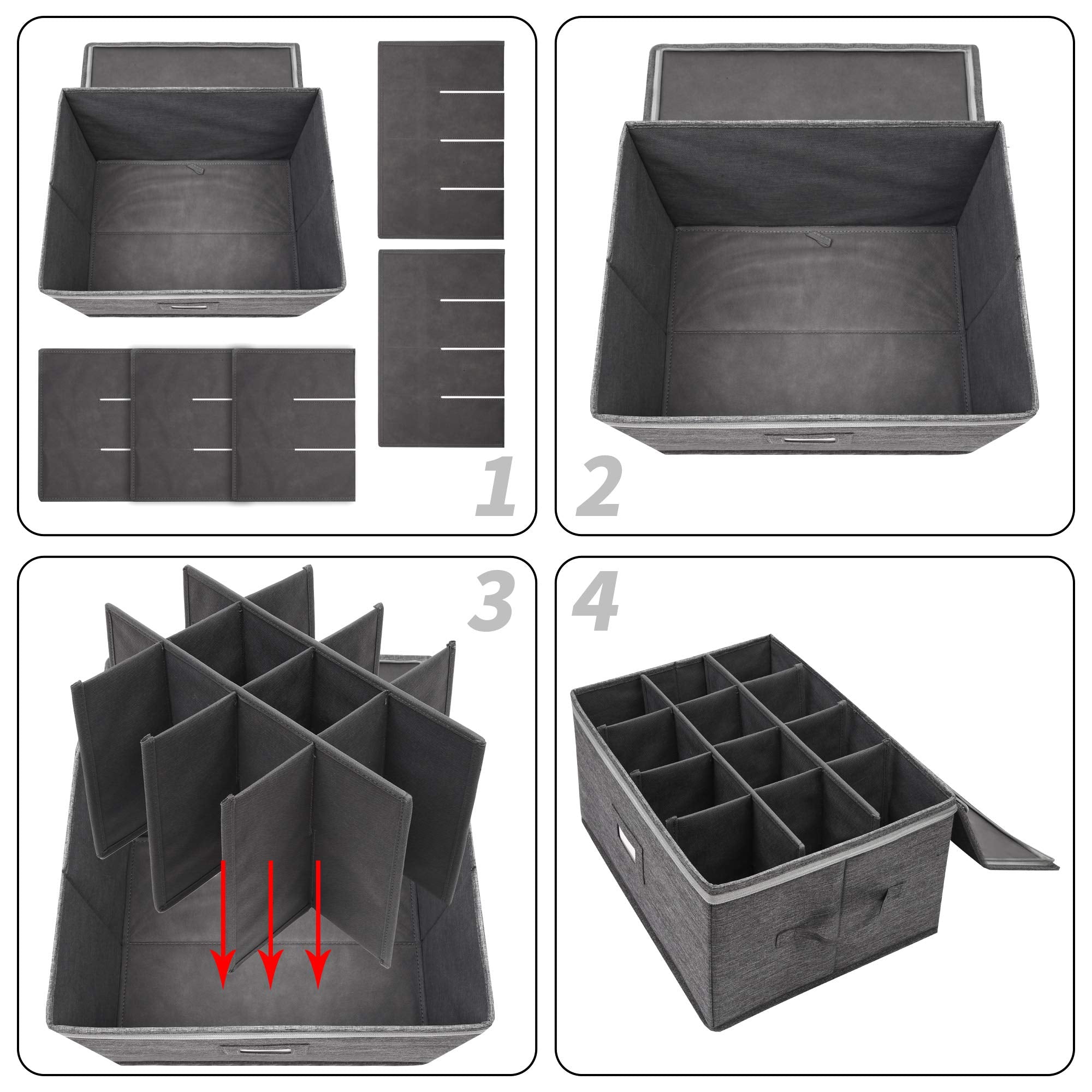 Popoly multi-purpose storage helps organize glassware, mugs, and accessories.