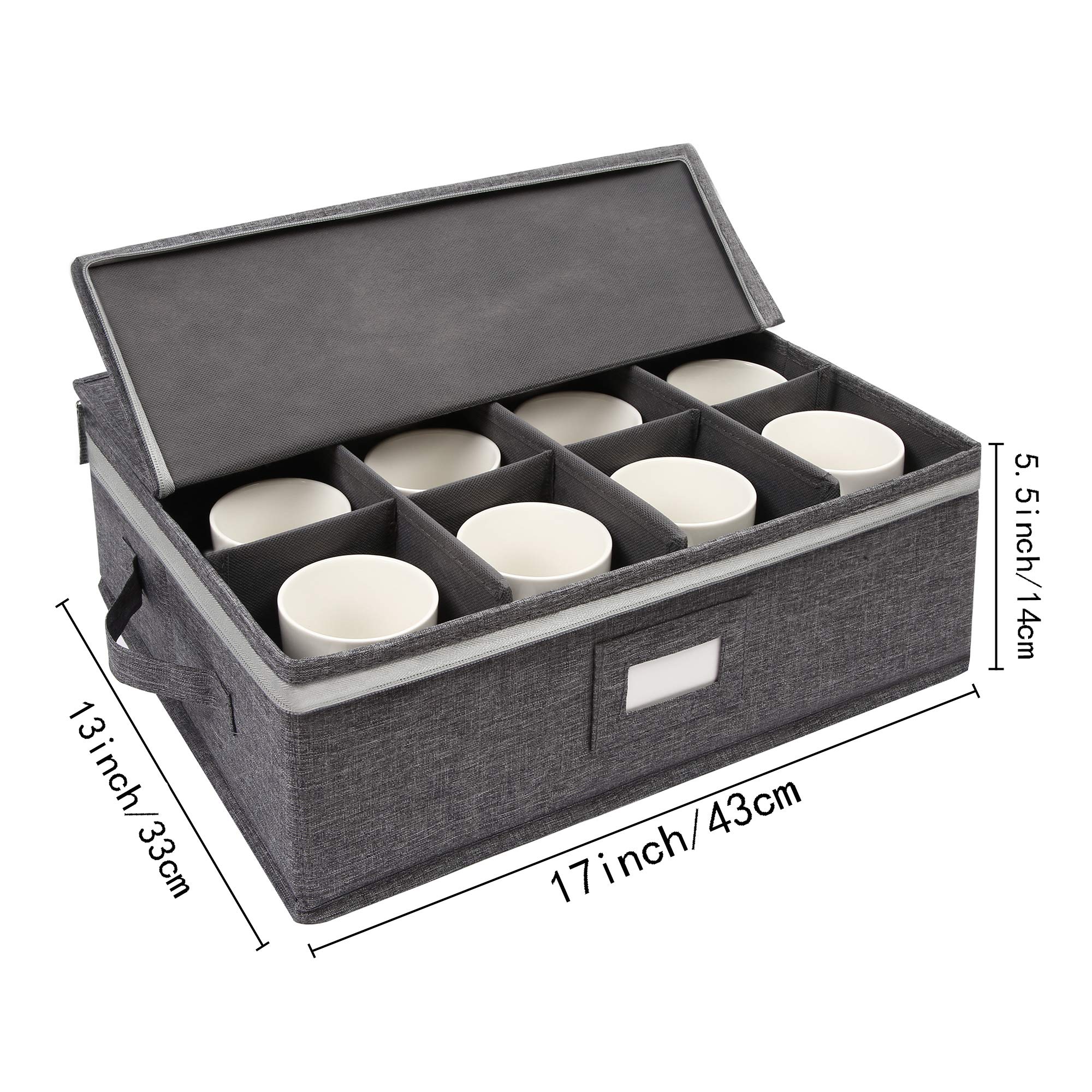 Popoly storage box features two-way zipper for easy access