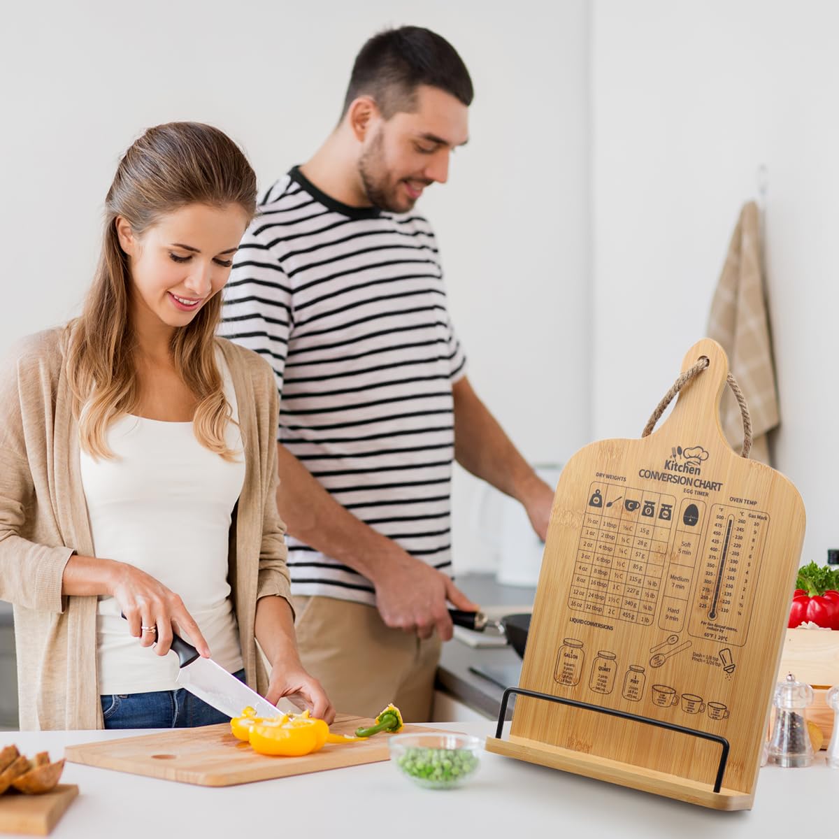 PopularLdo conversion chart visible for quick measurement changes during recipes.