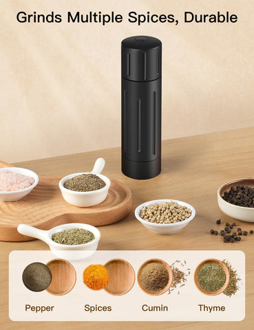 POPWOODS Pepper Grinder delivering high output for quicker seasoning.