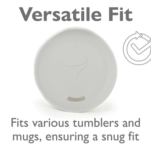 Porta Via lid fits popular brands for versatile use.