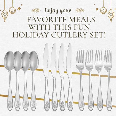 Portmeirion Spode dinner forks and knives for formal holiday meals