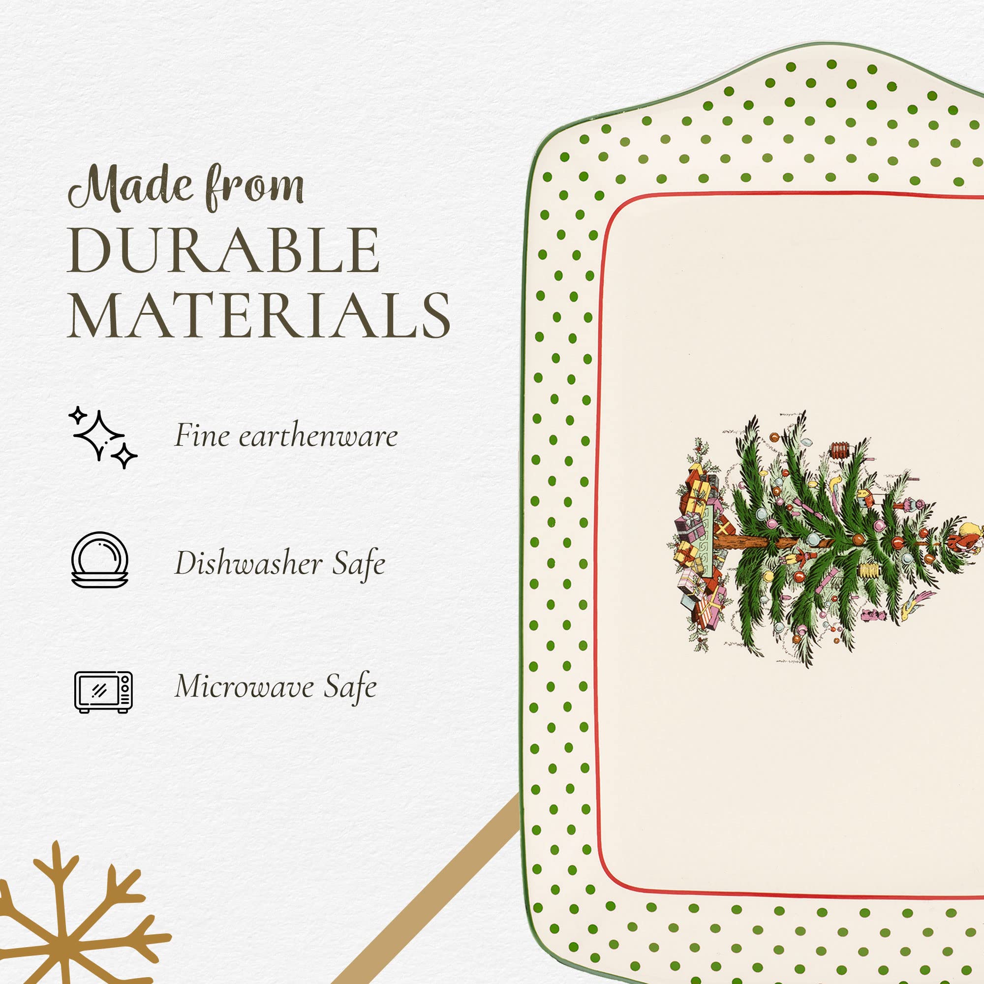 Portmeirion Spode holiday entertaining plate elevates seasonal gatherings.