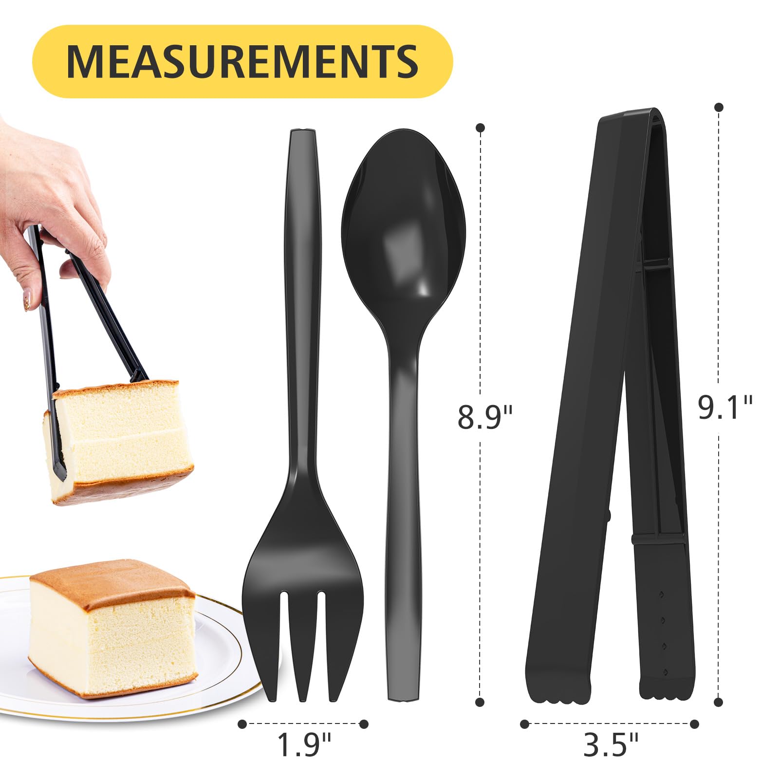 POSATE durable plastic construction resists bending for reliable event service.