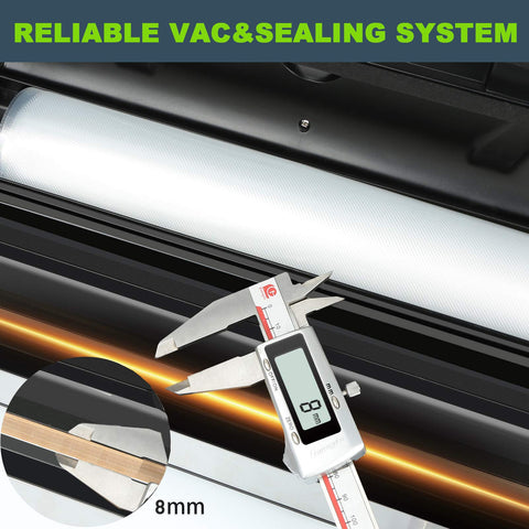 Potane Precision Vacuum Machine 8mm seal element for strong seals