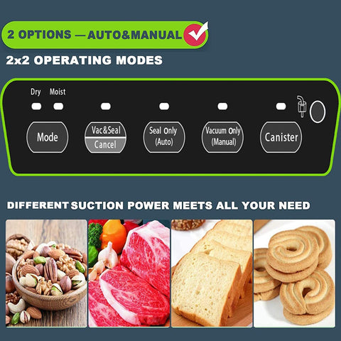 Potane Precision Vacuum Machine bag storage demonstrates organized packaging