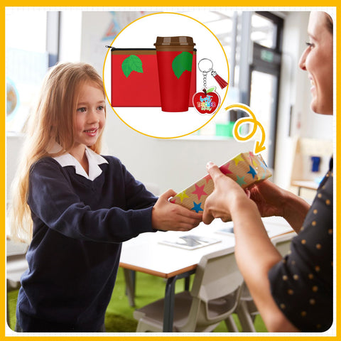 Potchen 16 oz teacher mug features sturdy construction and comfortable size.