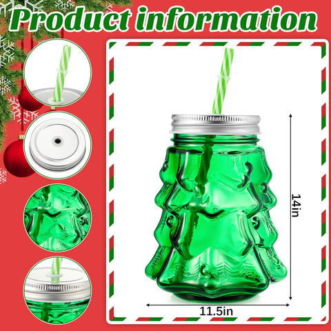 Potchen 19 oz Christmas drinkware ready for beverages, iced tea, or cocktails.