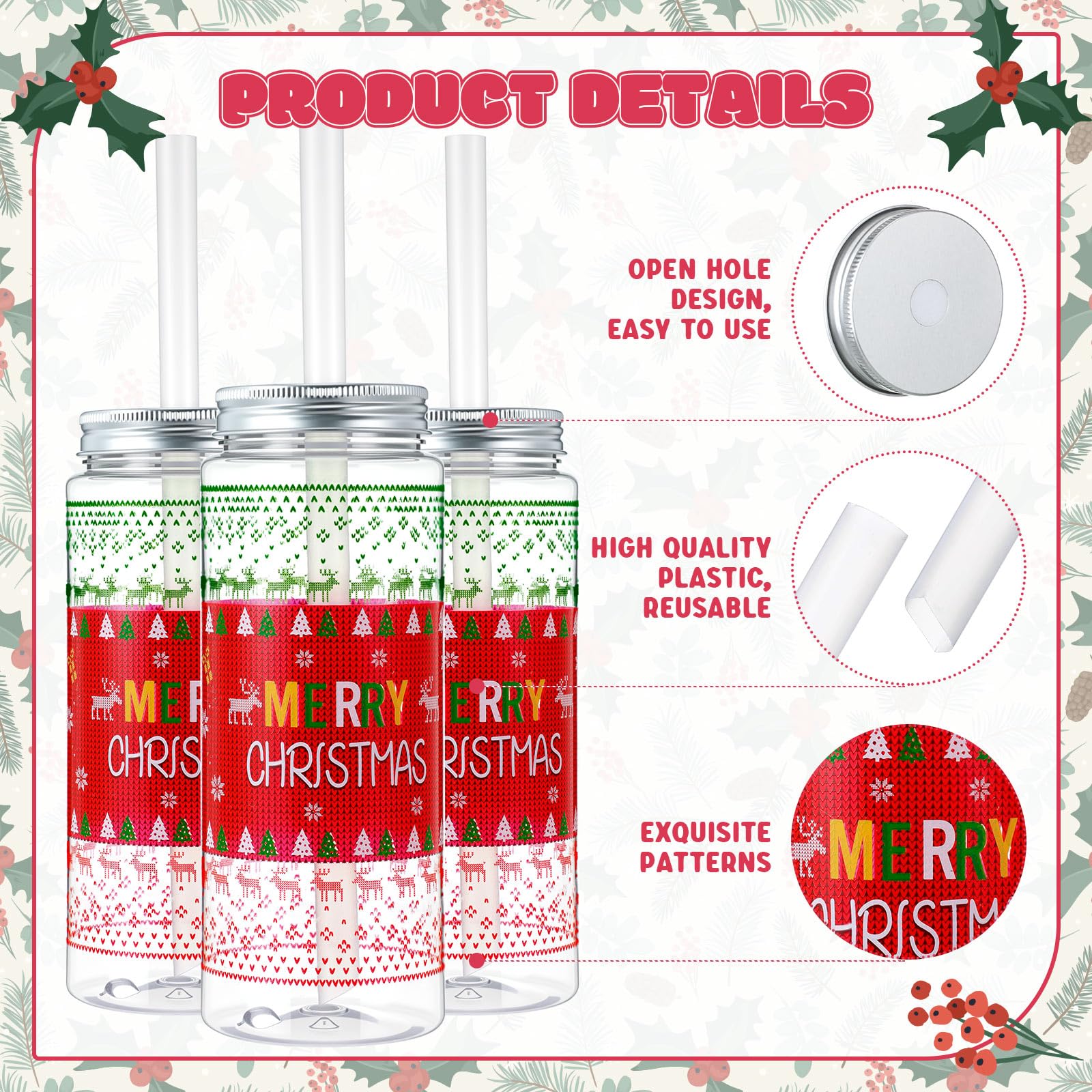 Potchen 24-pack cups arranged as festive table decor for parties.