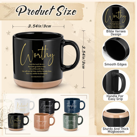 Potchen mug featuring Beloved verse close up for morning devotion