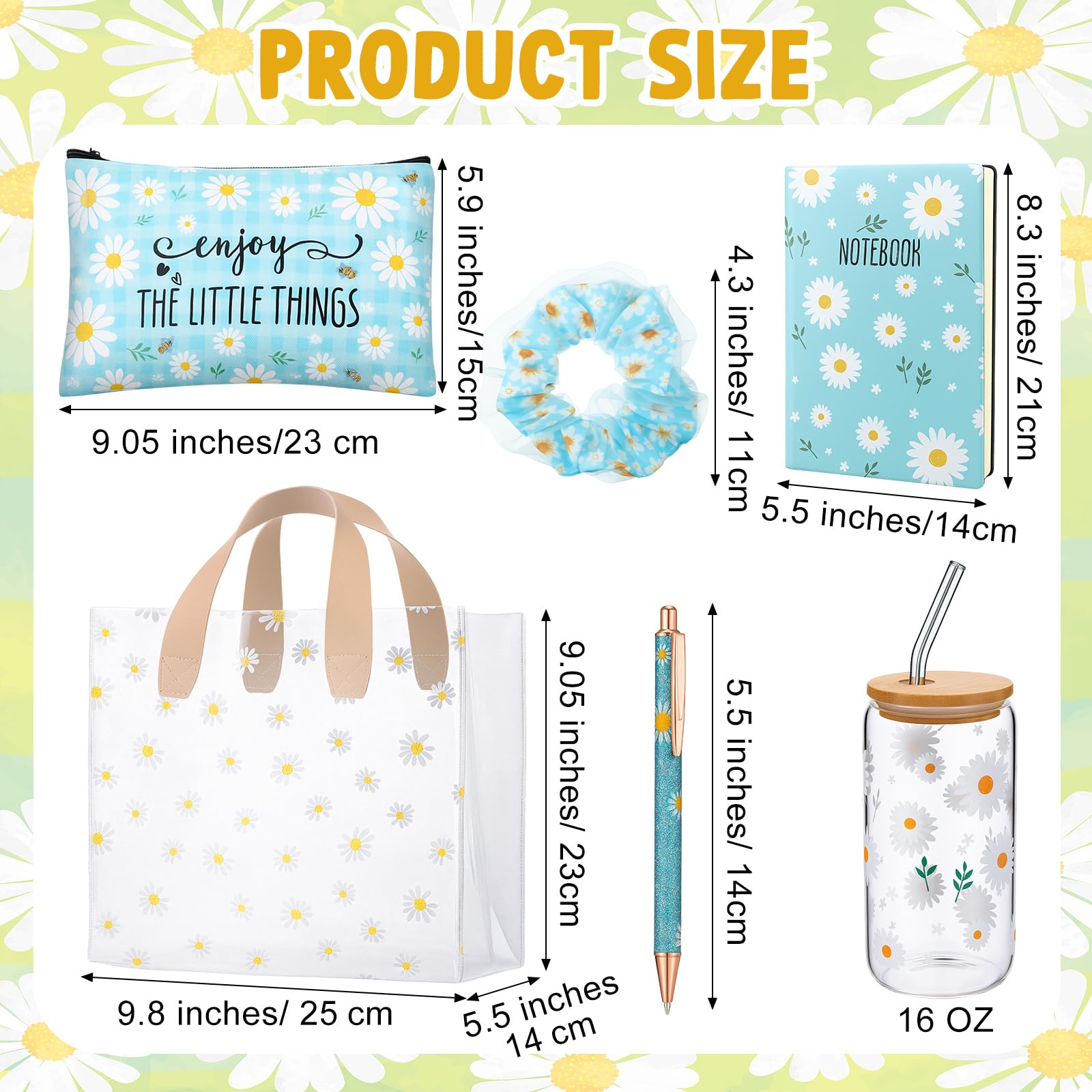 Potchen daisy pen set adds color to writing and reminders.