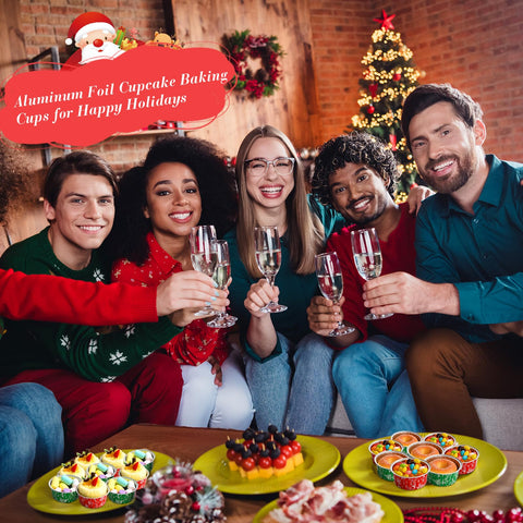 Potchen 200-piece set in red and green, ideal for parties, festivals, and holiday menus.