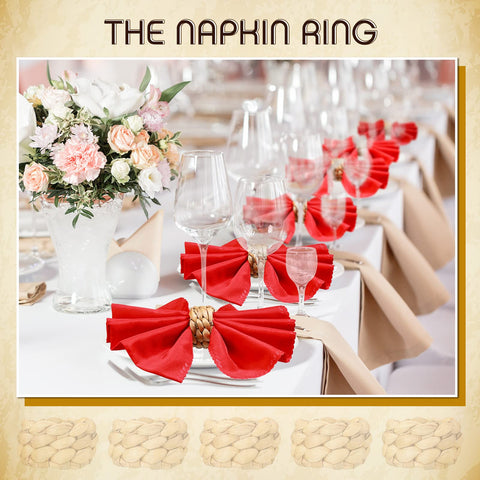 Potchen handmade napkin ring bundle offers unique artisanal charm