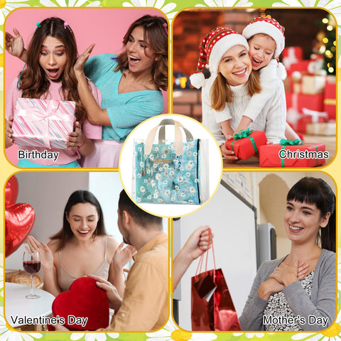 Potchen transparent PVC tote bag for easy organization.