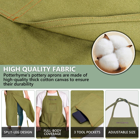 Potterhyme adjustable-neck-straps fit most heights for comfortable wear.