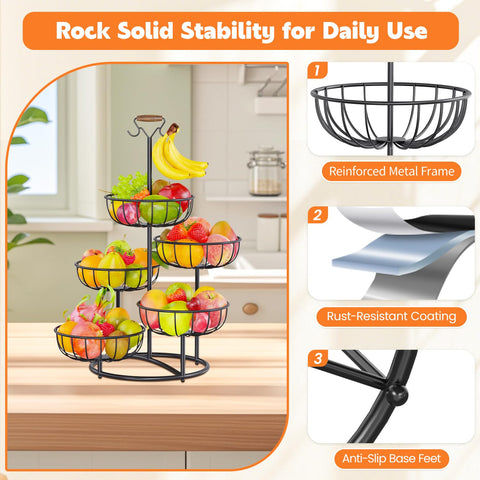 PouHenier.jh stable base with three feet ensures wobble-free storage during daily use