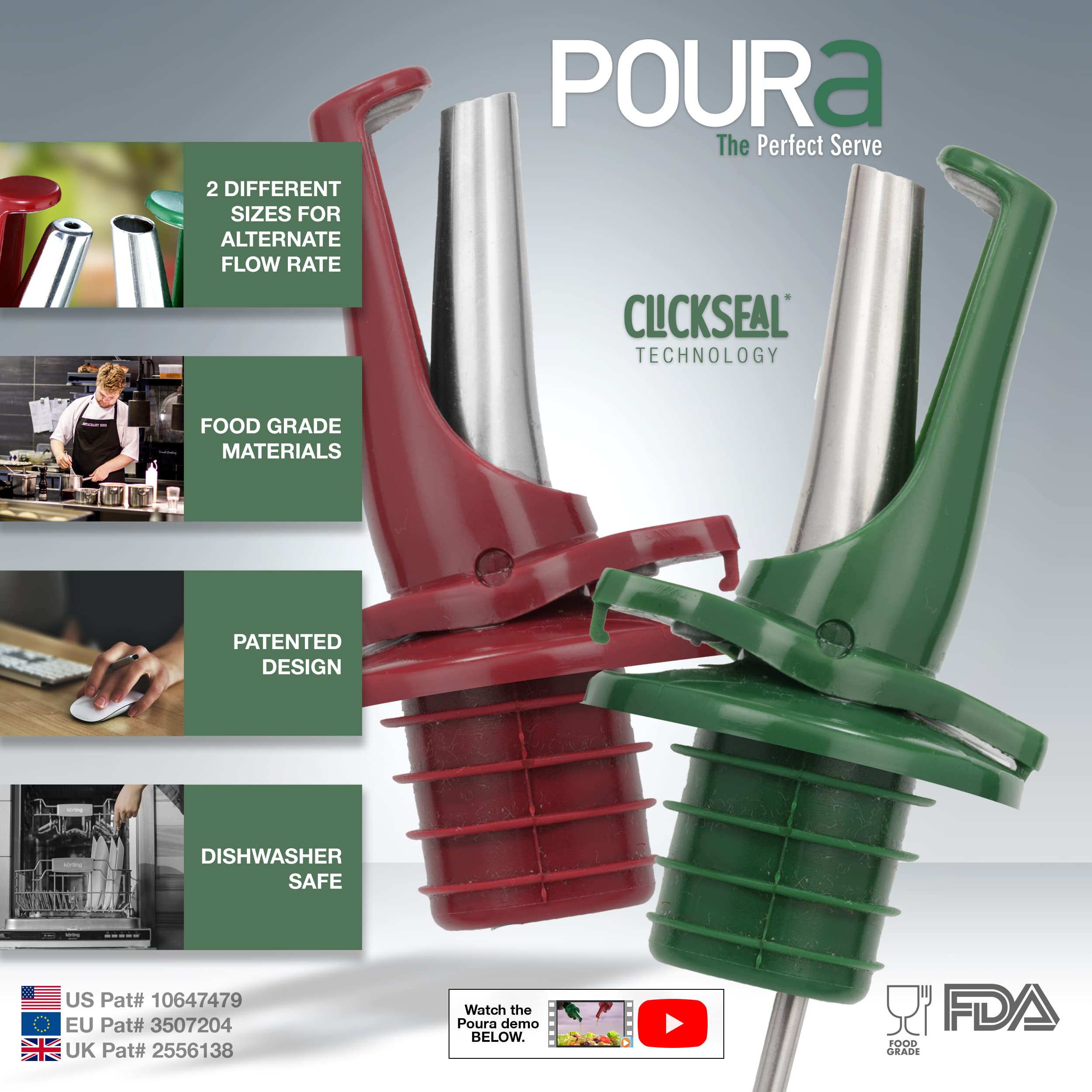Poura kitchen setup showcases elegant, durable dispensing for everyday cooking.
