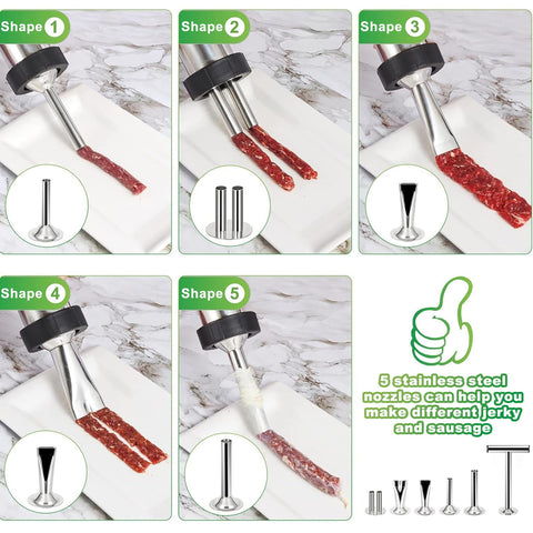 Pousutong jerky gun large capacity design saves time on bigger batches