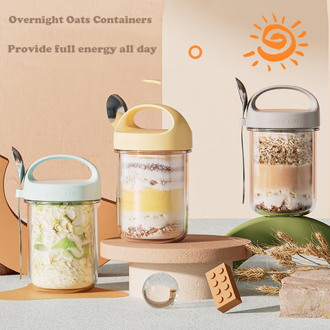 Povinmos high-grade glass jar with clear view of contents for quick packing.