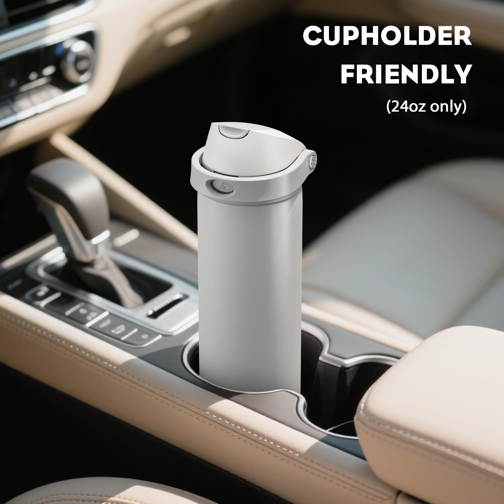 POWCAN BPA-free 18/8 stainless steel resists odors and rust.