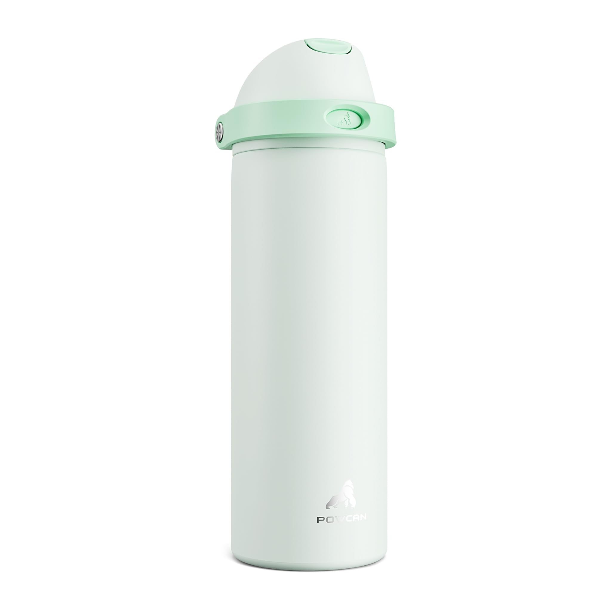 POWCAN 24 oz bottle with spill-proof lid for on-the-go hydration and peace of mind