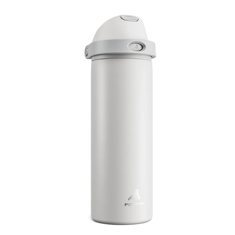 POWCAN 24oz bottle with straw lid for on-the-go hydration.