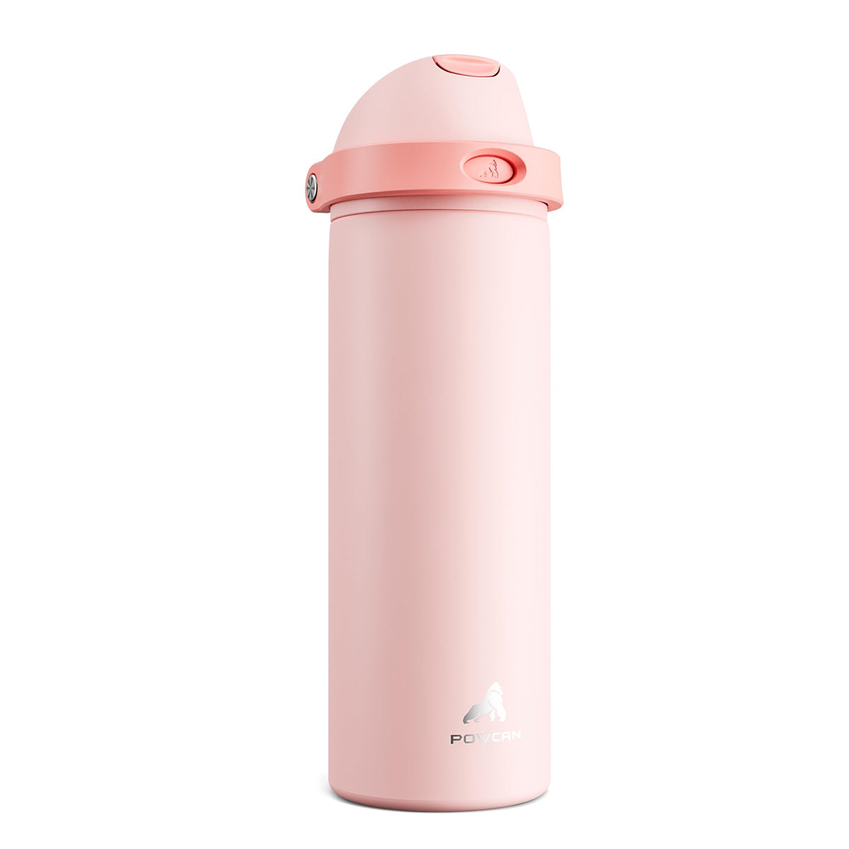 POWCAN 24 oz insulated bottle in cotton candy color ready for daily hydration