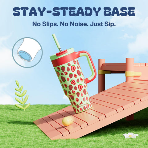 POWCAN 24 oz tumbler is hand-wash friendly for simple cleanup
